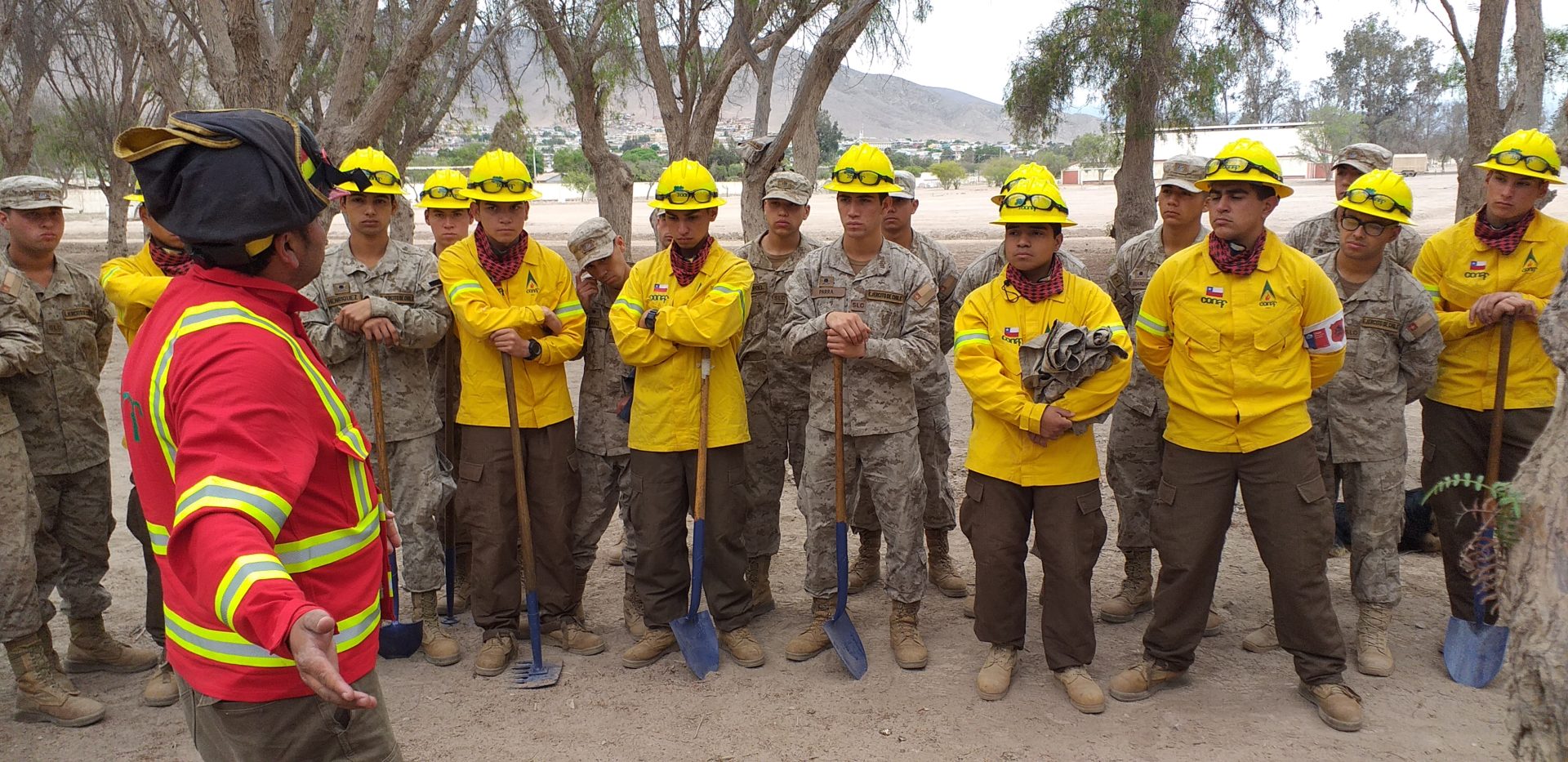 CONAF capacita a la brigada del ej\u00e9rcito para el combate a los ...